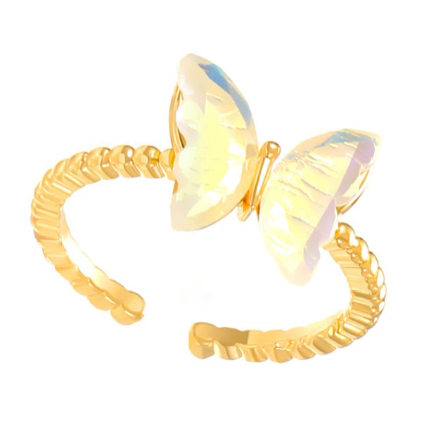 انگشتر دخترانه مدل پروانه Cs