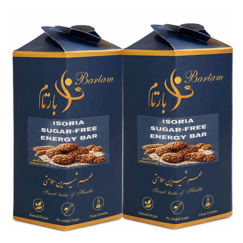 انرژی بار رژیمی و بدون قند بارتام - 400 گرم بسته 2 عددی