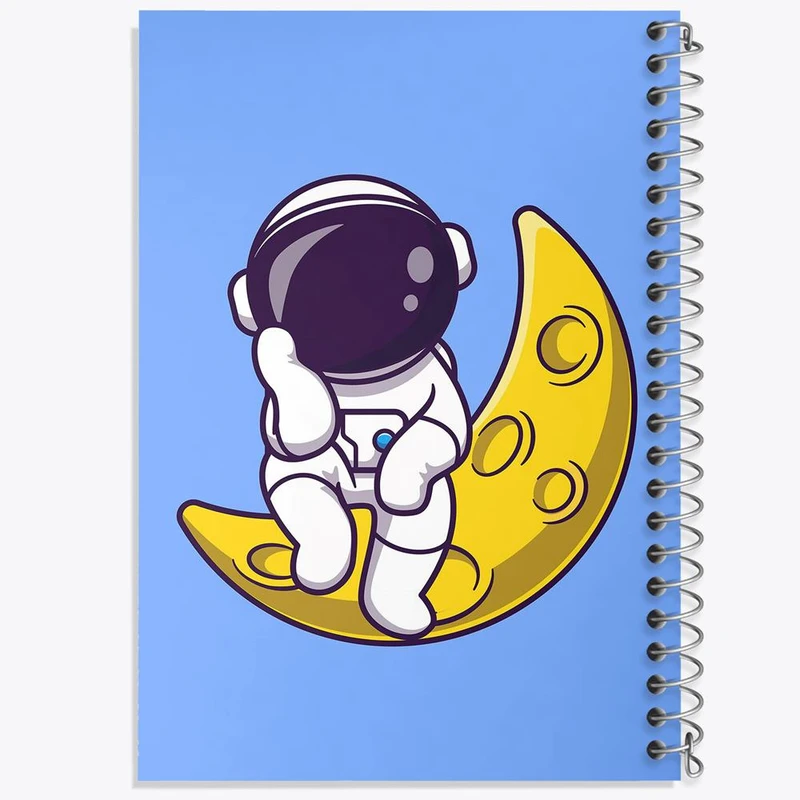 دفتر نت موسیقی 50 برگ خندالو مدل فضانورد کد 25070