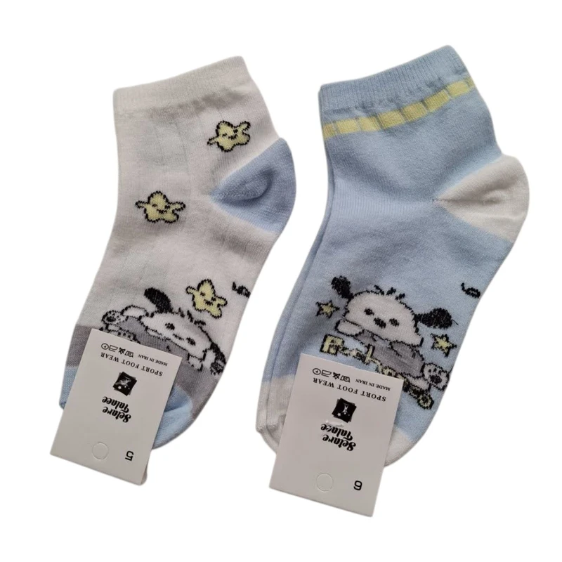 جوراب ساق کوتاه بچگانه مدل خرس های کوچک مجموعه ۲ عددی