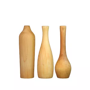 گلدان چوبی مدل 15 مجموعه سه عددی