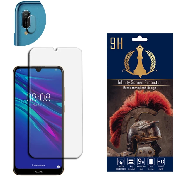  محافظ لنز دوربین اینفینیتی مدل PRO MAX مناسب برای گوشی موبایل هوآوی Y6 2019 به همراه محافظ صفحه نمایش