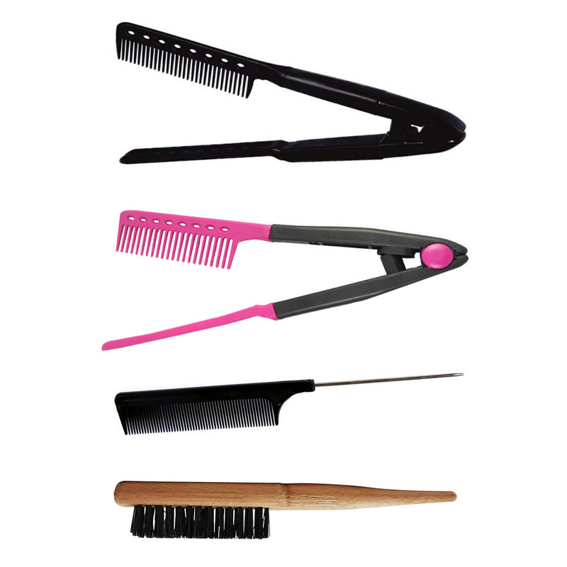 شانه کراتین مو کد 0065 بسته 4 عددی