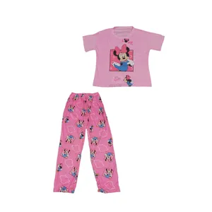 ست تی شرت آستین کوتاه و شلوار زنانه مدل میکی موس 7