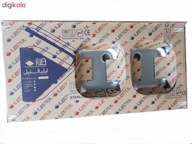 سینک ایلیا استیل مدل 233 روکار سینک ایلیا استیل مدل 233 روکار