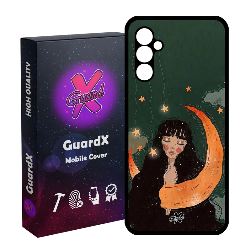 کاور گارد ایکس طرح دختر مدل Glass10532 مناسب برای گوشی موبایل سامسونگ Galaxy A24/A24 4G/M34 5G