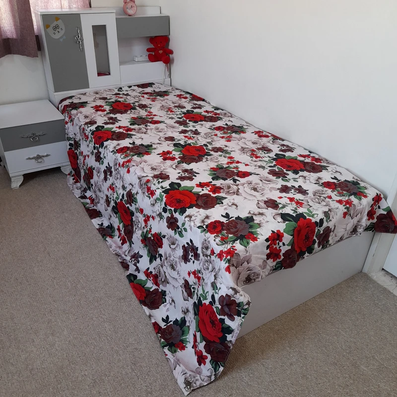 روکش لحاف طرح گلدار niki240 دونفره سایز ۲۴۰×۲۲۰ سانتی متر