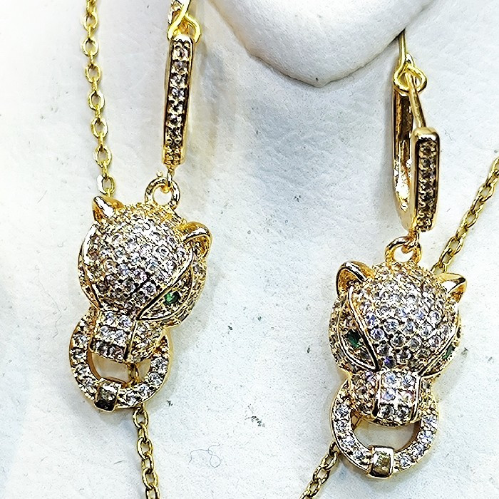 نیم ست زنانه مدل سنگ برلیان کد 1400 نیم ست زنانه مدل سنگ برلیان کد 1400