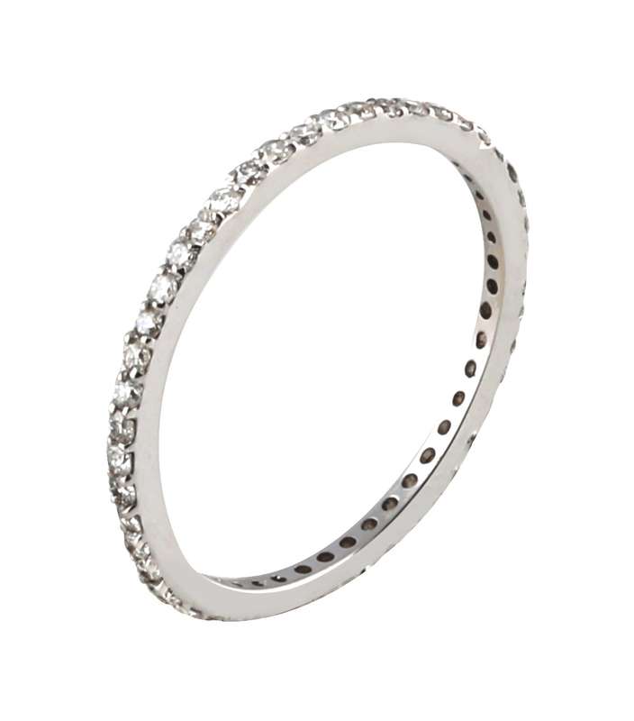 انگشتر طلا 18 عیار زنانه جواهری سروری مدل 13433