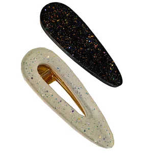 گیره مو زنانه مدل رزینی بسته 2 عددی