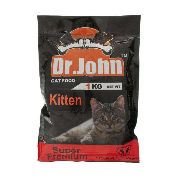 غذا خشک گربه دکترجان مدل SuperPremium Kitten وزن 1 کیلوگرم