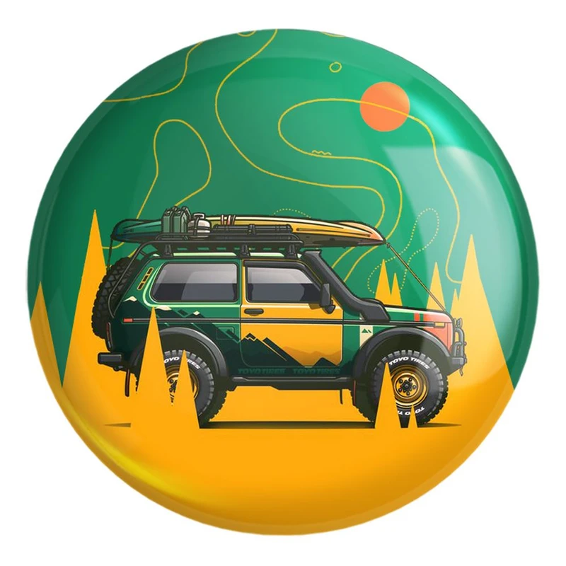 پیکسل خندالو طرح آفرود Off Road کد 26305 مدل بزرگ