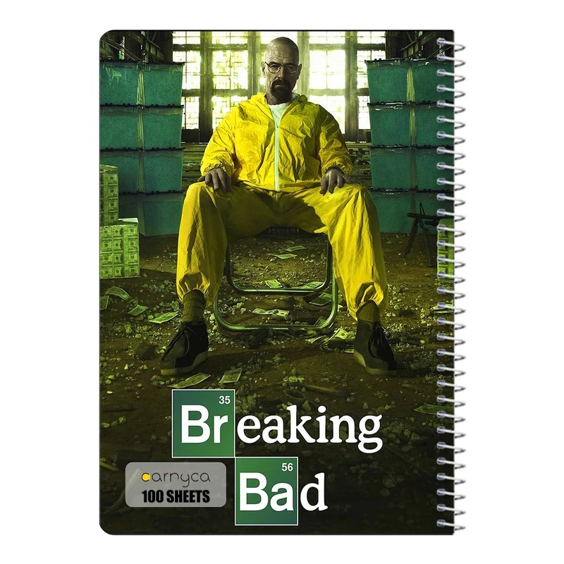 دفتر مشق 100 برگ سیمی کارنیکا طرح بریکینگ بد Breaking Bad کد 84760