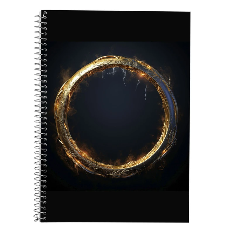 دفتر زبان 50 برگ مدوپد مدل سه خط طرح  ارباب حلقه ها The Lord of the Rings کد DF3109