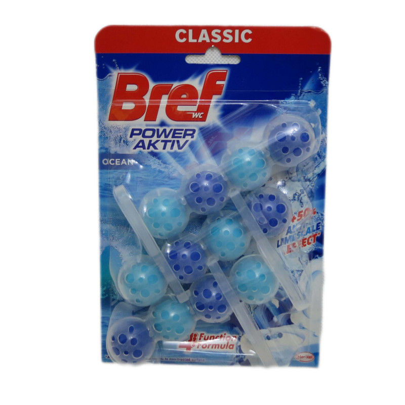 قرص خوشبوکننده توالت فرنگی برف مدل power active ocean مجموعه 12 عددی