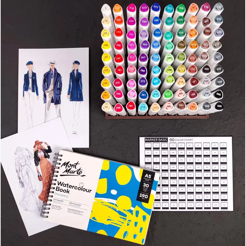 ماژیک راندو بیسیک مدل r0t Edition به همراه استند و دفتر بسته 90 عددی