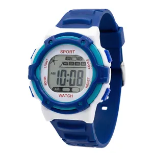ساعت مچی دیجیتال بچگانه مدل اسپرت تک زمانه بند سیلیکونی کرنومتر دار کد ۱
