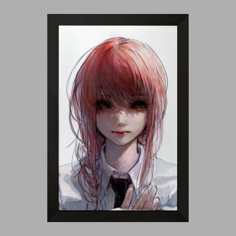 تابلو خندالو مدل ماکیما انیمه مرد اره ای Chainsaw Man  کد 17974