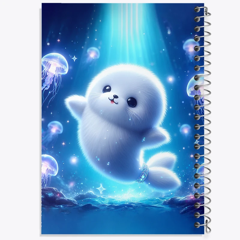 دفتر مشق 100 برگ خندالو طرح فوک کیوت کد F5397