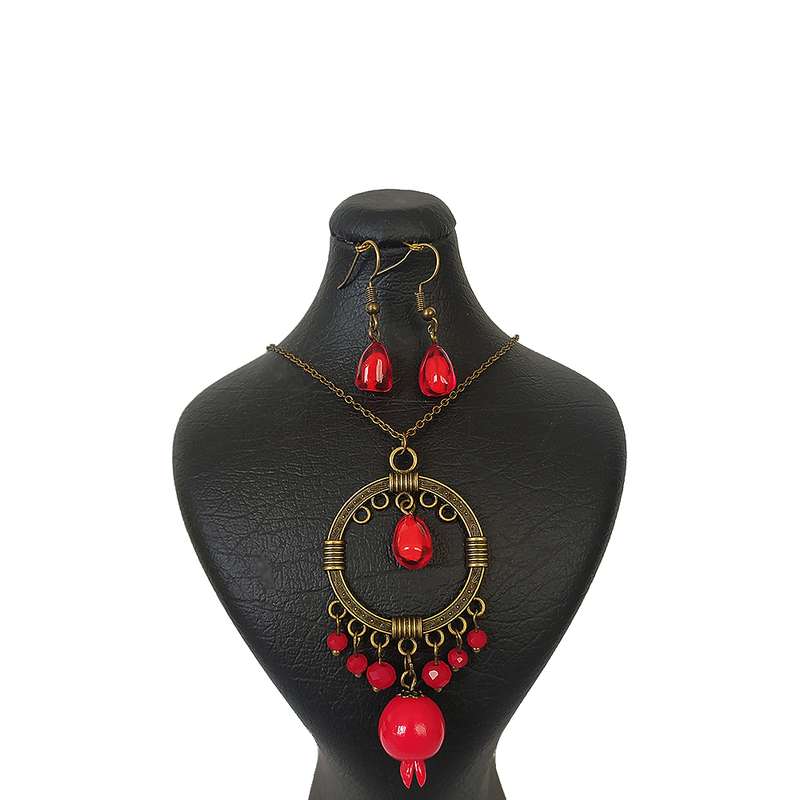 نیم ست زنانه مدل انار 02 نیم ست زنانه مدل انار 02