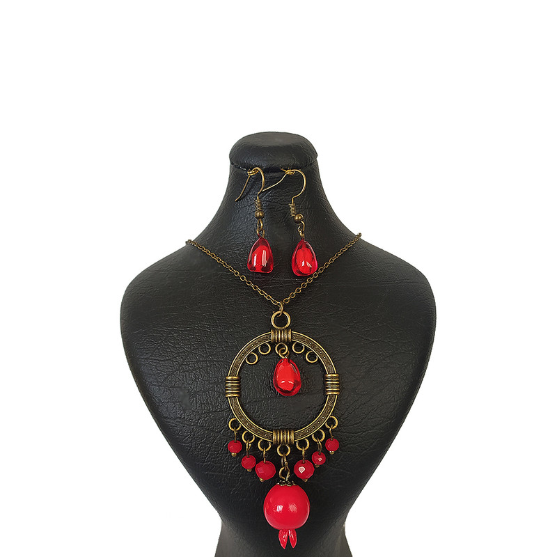 نیم ست زنانه مدل انار 02 نیم ست زنانه مدل انار 02