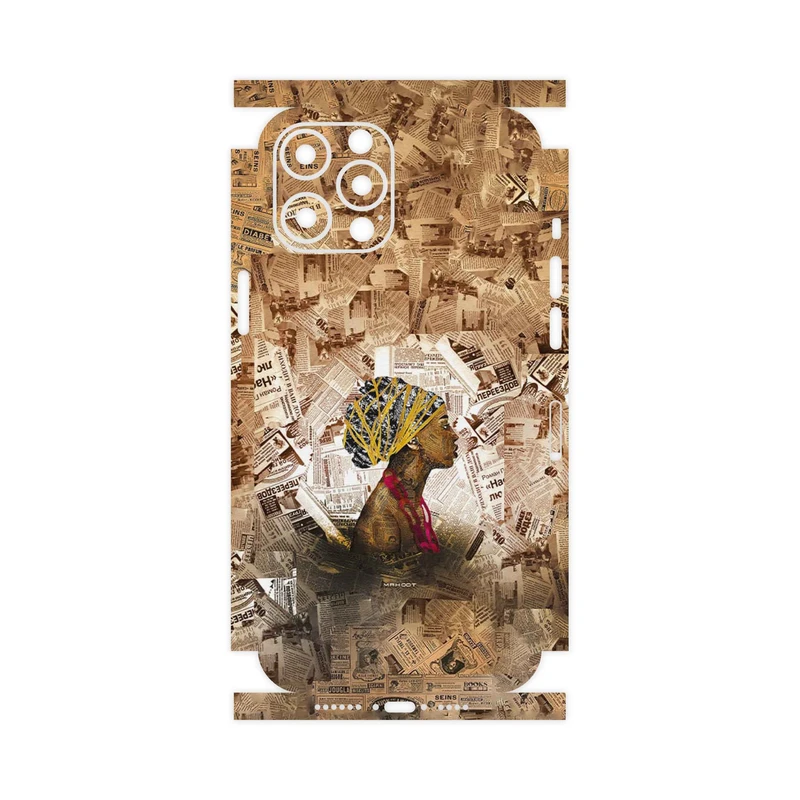 برچسب پوششی ماهوت مدل Collage of African Women-FullSkin مناسب برای گوشی موبایل اپل iPhone 12 Pro Max