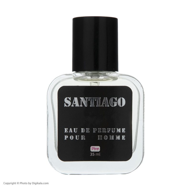 عطر جیبی مردانه پینک مدل Santago حجم 35 میلی لیتر
