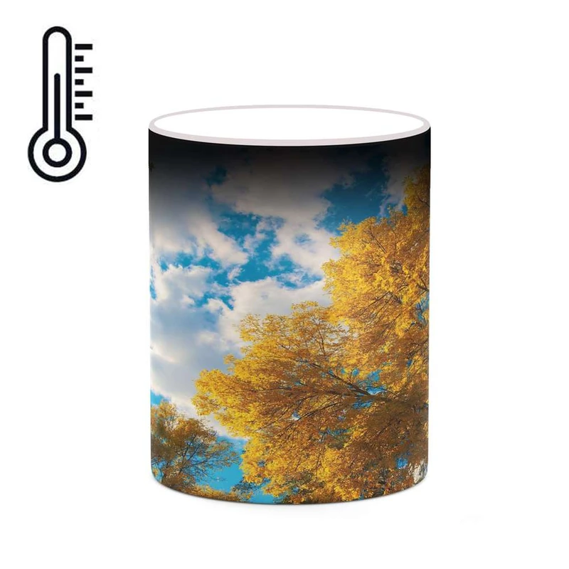 ماگ حرارتی کاکتی مدل منظره پاییزی کد mgh18568