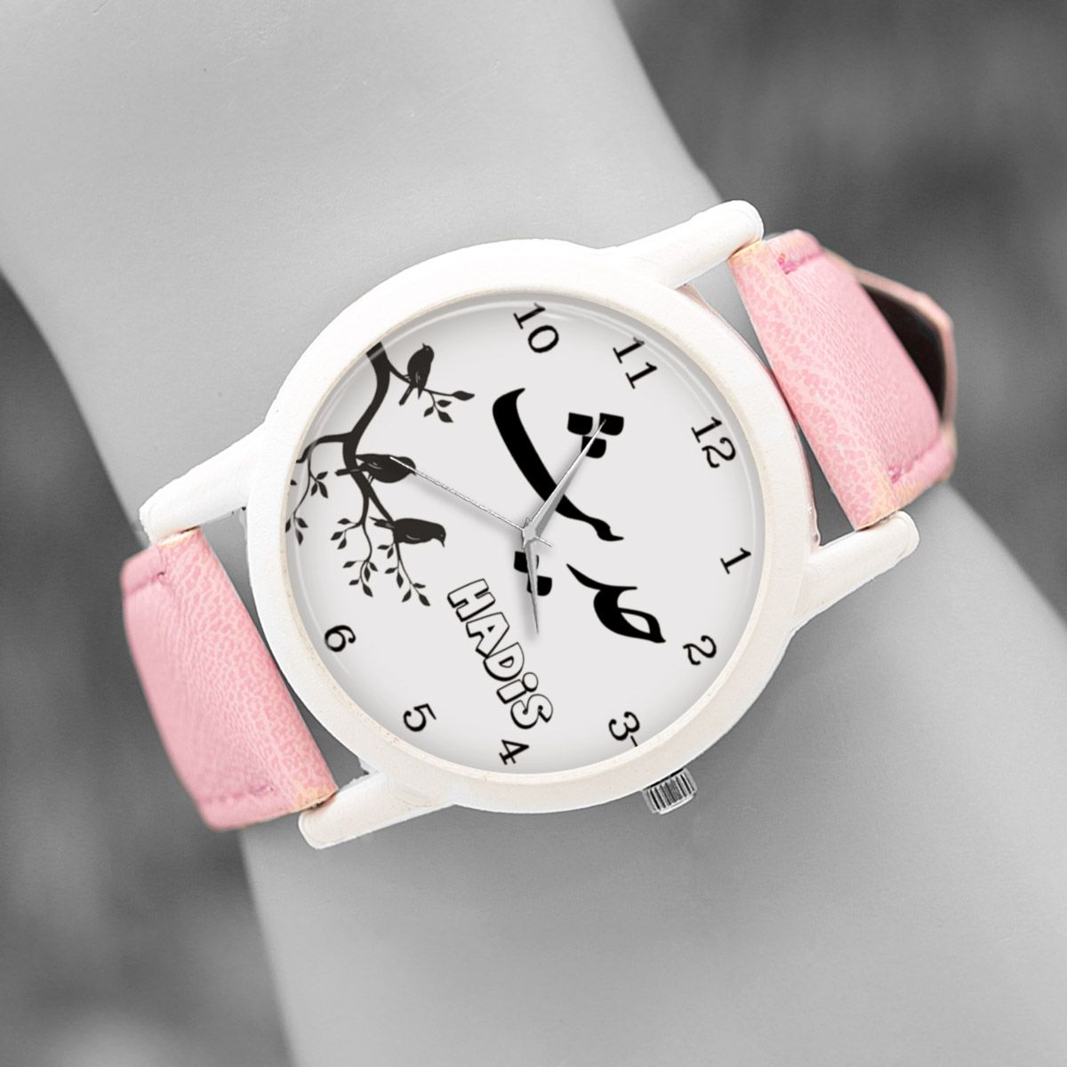 ساعت مچی عقربه ای زنانه طرح حدیث کد LF3191 - - 3