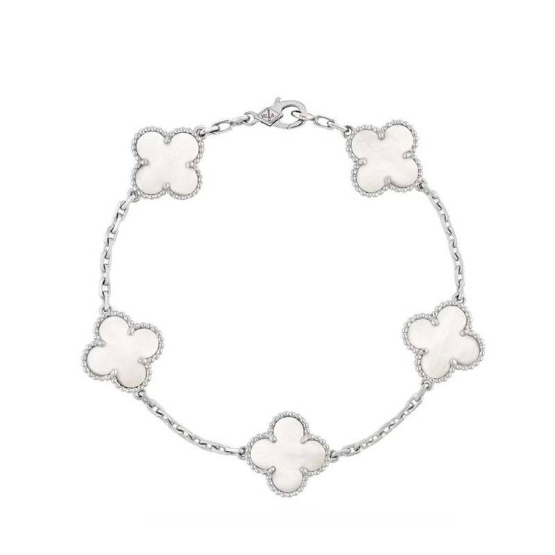 دستبند زنجیری نقره زنانه مدل ونکلیف دستبند زنجیری نقره زنانه مدل ونکلیف