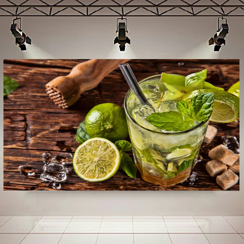 پوستر طرح کافی شاپ مدل موهیتو کد AR18090