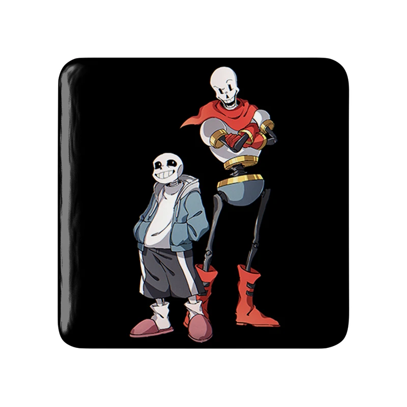 مگنت خندالو طرح بازی آندرتیل (Undertale) مدل مربعی کد 31762