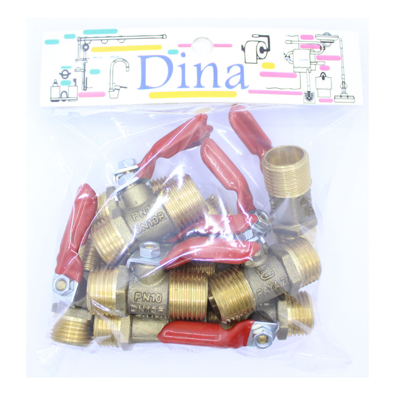 شیر آبگرمکن دینا مدل DN-4001006 بسته 10 عددی