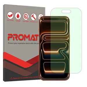 Promate Eye Care model green light screen protector suitable for Apple iPhone 17 Pro Max Mobile phone
