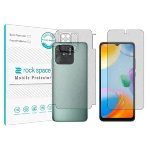 Matte Rockspace HyMTT screen protector suitable for Xiaomi Redmi 10C mobile phone with back protector