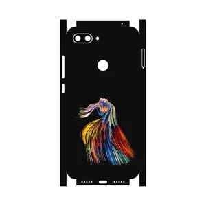 MAHOOT Rainbow Hair Digital Art-FullSkin Cover Sticker for Xiaomi Mi 8 Lite