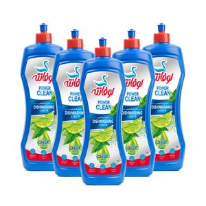 مایع ظرفشویی لوفانته مدل Lemon Mint حجم 1 لیتر بسته 5 عددی