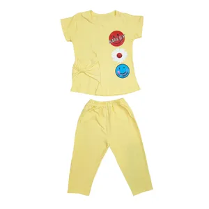 ست تی شرت و شلوارک دخترانه مدل Z035