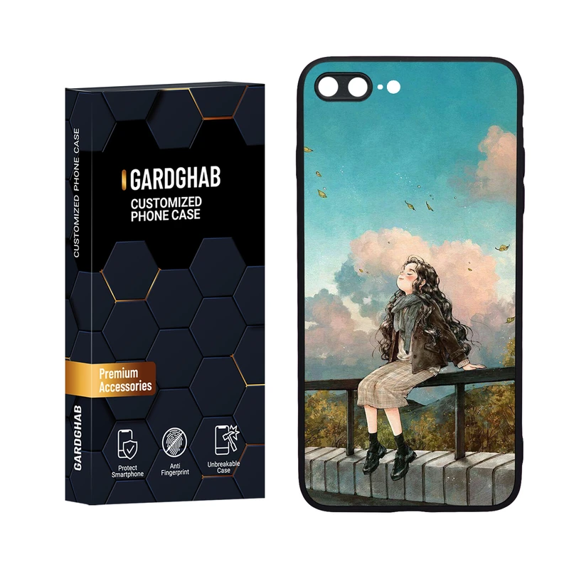 کاور گارد قاب مدل دورژله ای دخترانه مناسب برای گوشی موبایل اپل iPhone 7 Plus / 8 plus