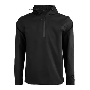 پیراهن آستین بلند مردانه جوتی جینز مدل کلاهدار کد 303059 رنگ مشکی