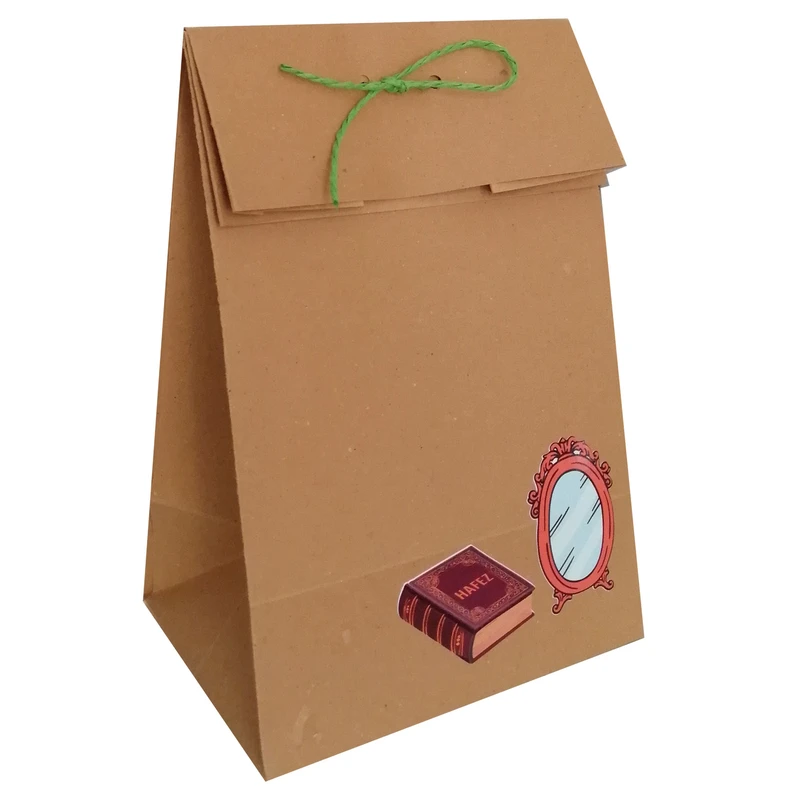 پاکت هدیه مدل سال نو و هفت سین مجموعه 10 عددی 