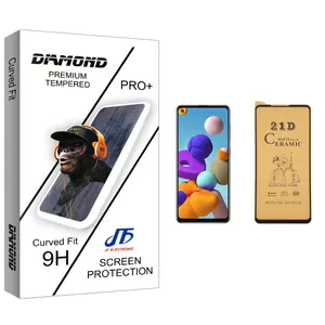 JF Diamond glass Ceramics Screen Protector For Samsung سامسونگ Galaxy A21