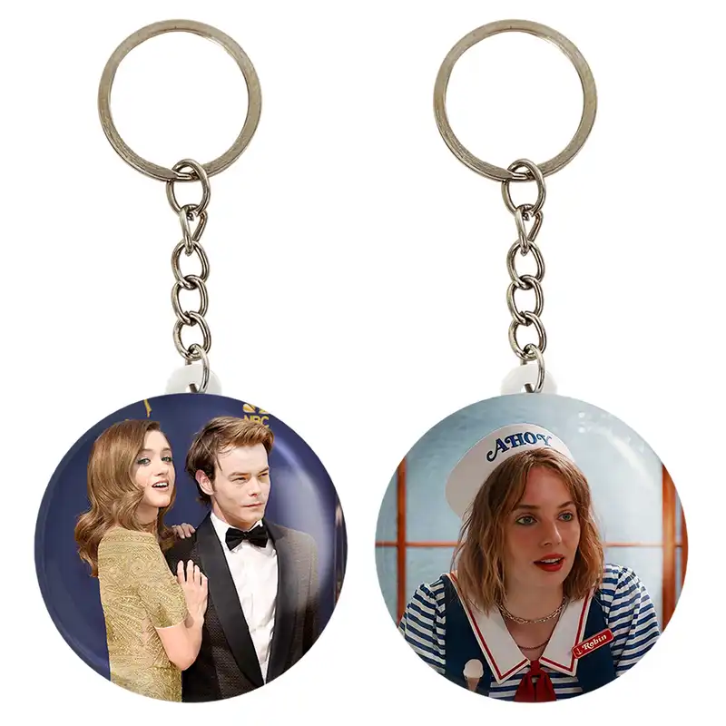 جاکلیدی خندالو مدل رابین و چارلی و ناتالیا سریال استرنجر تینگز Stranger Things کد 1933919347 مجموعه 2 عددی