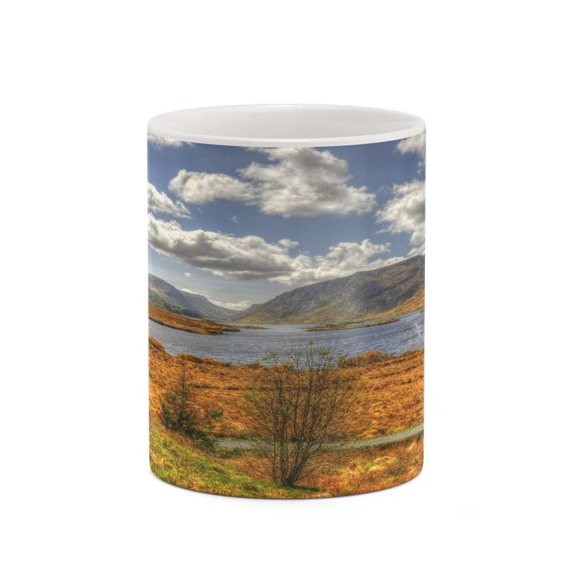 ماگ کاکتی مدل منظره پاییزی کد mgh18585