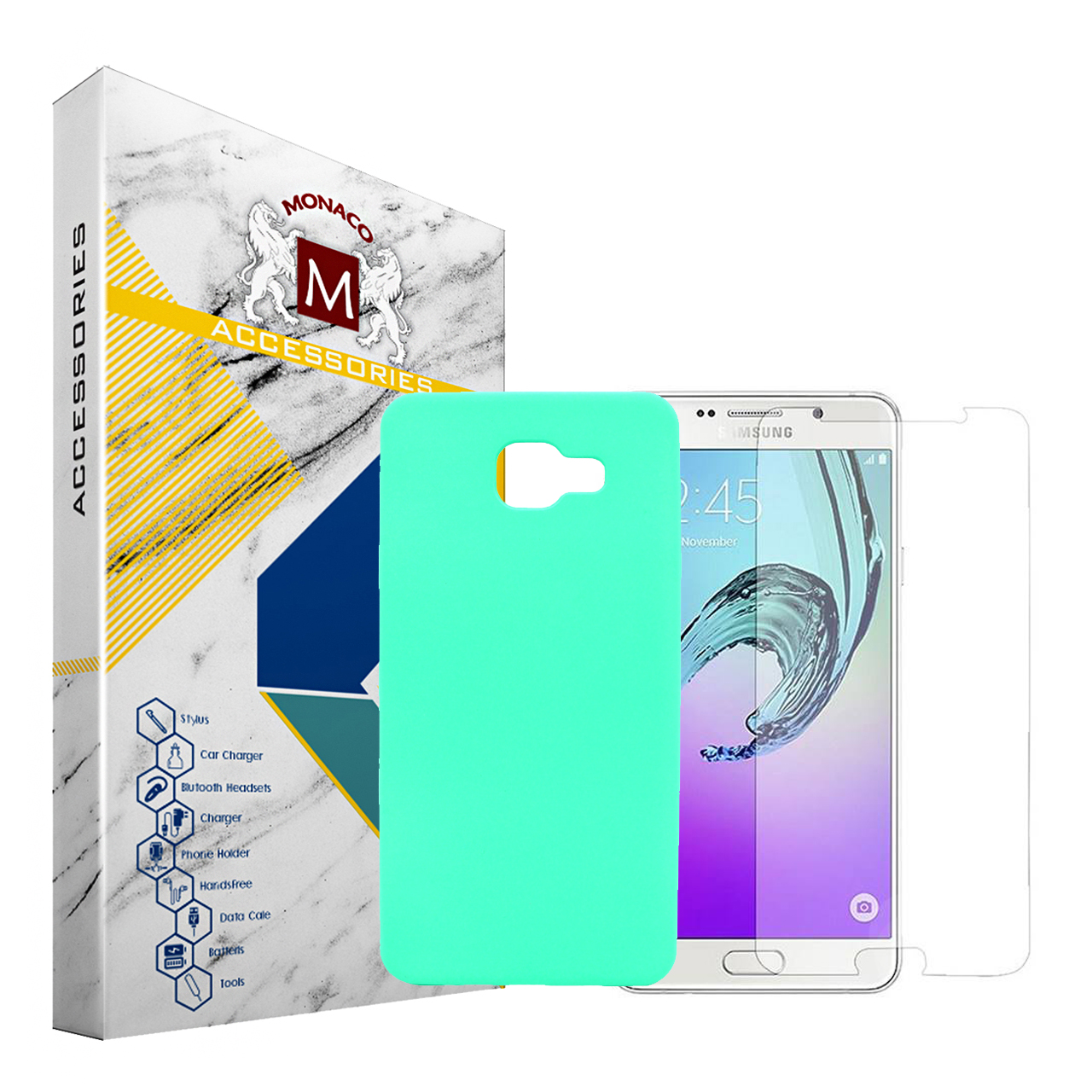 کاور موناکو مدل Sn024 مناسب برای گوشی موبایل سامسونگ Galaxy A7 2016 / A710 به همراه محافظ صفحه نمایش