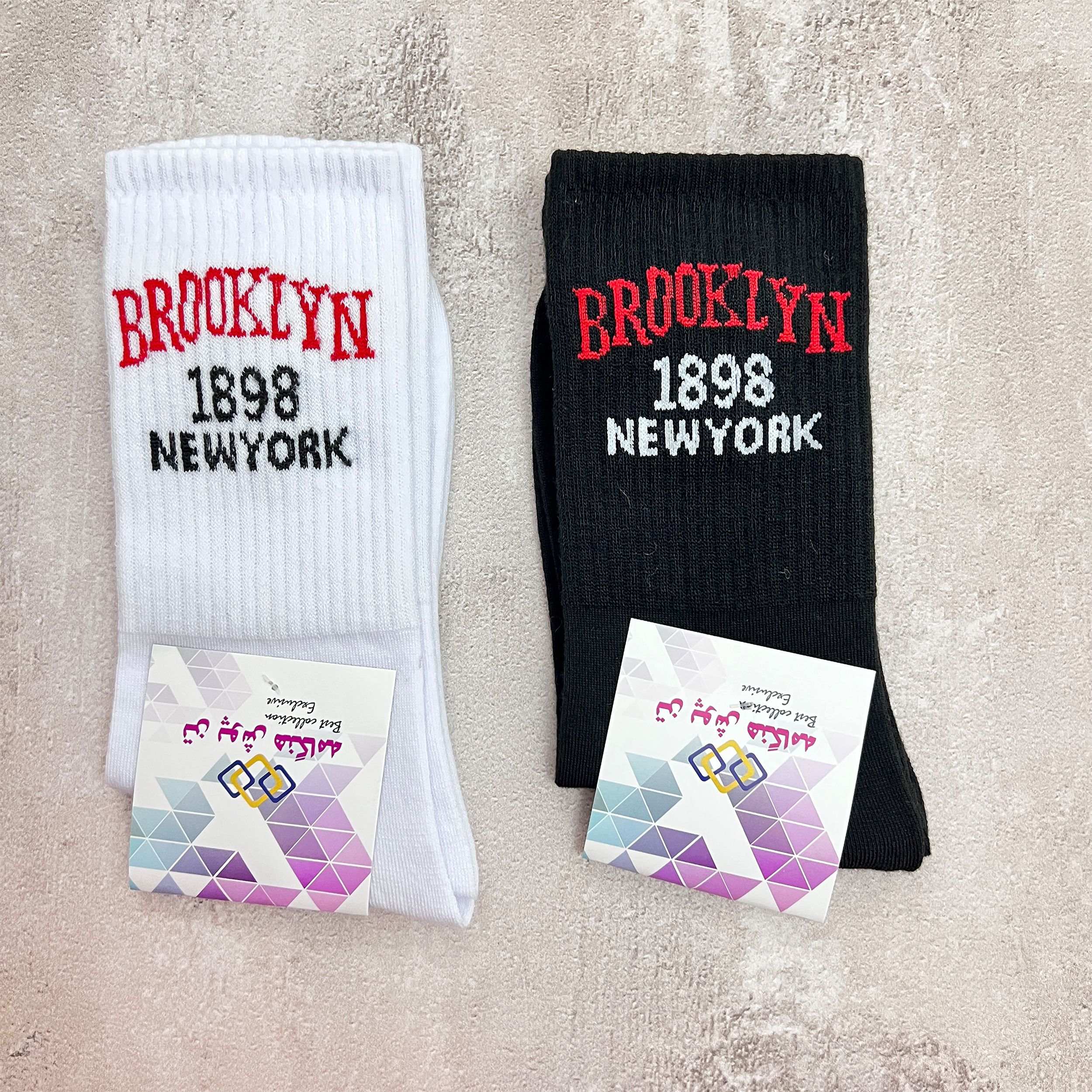 جوراب ورزشی ساق بلند مردانه تن پوش هنگامه مدل کش اسپرت بروکلین بسته 2 عددی