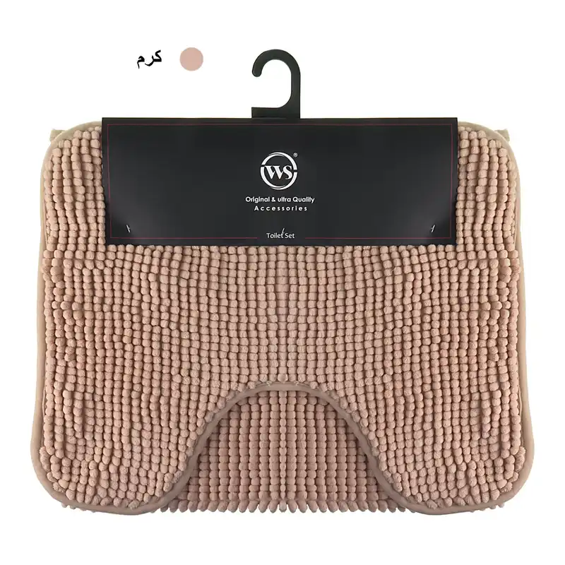 پادری دبلیو اس مدل رویال حمامی سایز 80x50 سانتی متر مجموعه 2 عددی