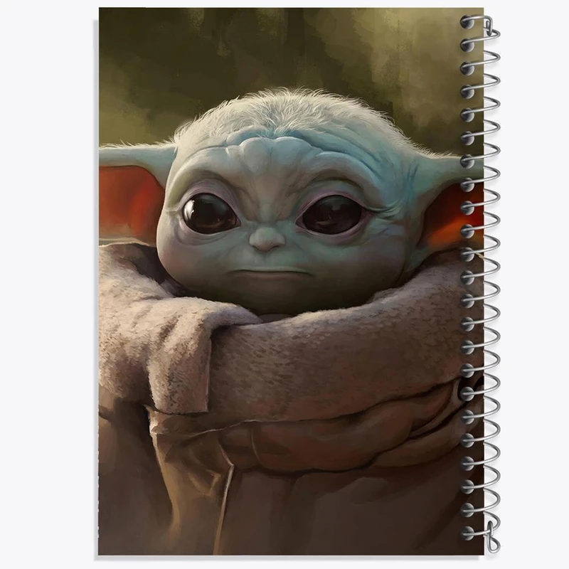 دفتر مشق 50 برگ خندالو مدل یودا سریال جنگ ستارگان کد 26069