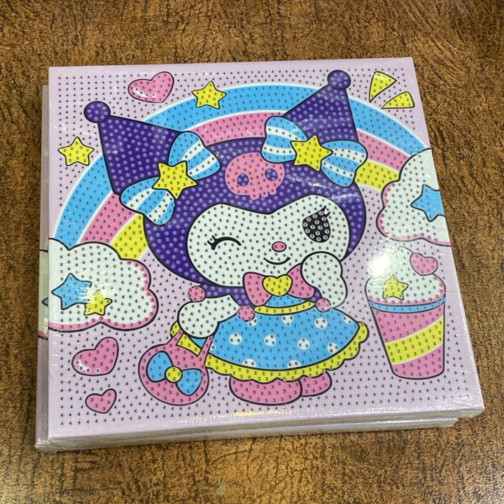 بازی آموزشی  مدل ساخت تابلو نقاشی الماسی طرح کرومی کد 215