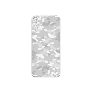 MAHOOT  Army-Snow-Pixel Cover Sticker for apple iPhone X
